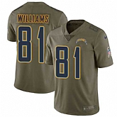 Nike Chargers 81 Mike Williams Olive Salute To Service Limited Jersey Dzhi,baseball caps,new era cap wholesale,wholesale hats
